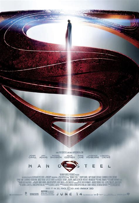 Epic New Man of Steel Movie Poster Hits