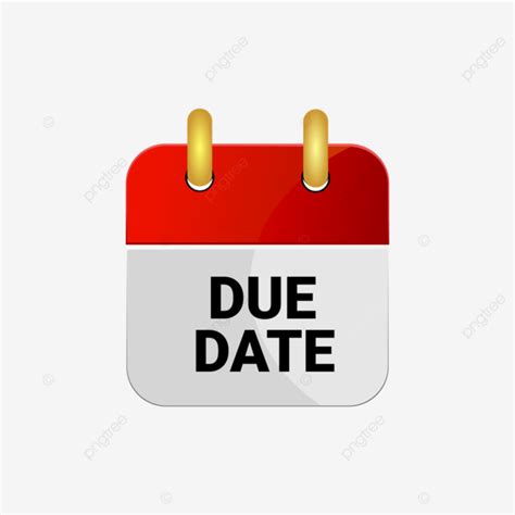 Due Date Icon Vector Deadline Business Time Png And Vector With