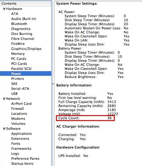 - Determining Battery Cycle Count | Mac Tips