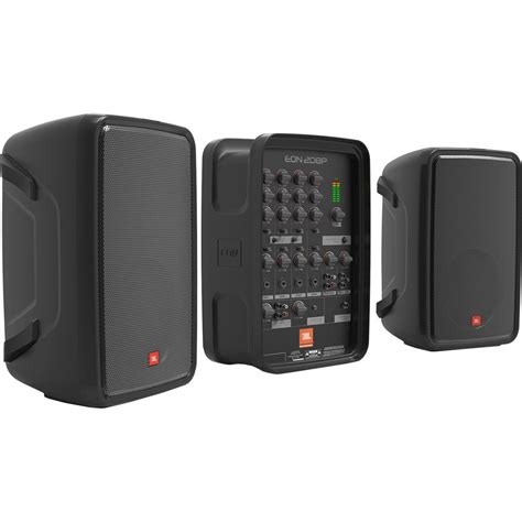 Jbl Eon208p 8 Pa System With Channel Mixer And Bluetooth Bonus Speaker