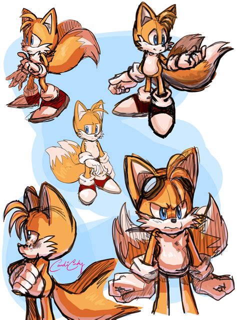 Tails Expression Sketches By Candicindy R Milesprower