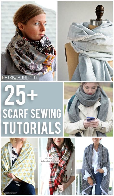 25 Scarf Sewing Patterns And Tutorials Polka Dot Chair