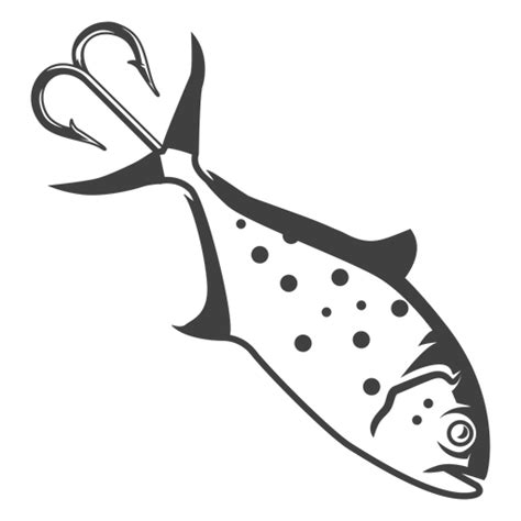 Design Png E Svg De Ilustração De Isca De Pesca Para Camisetas