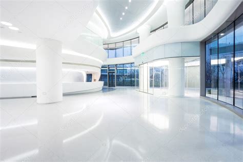 Futuristic Modern Office Building Interior — Stock Photo © Zhudifeng