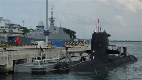 Singapore Navy Rss Conqueror Challenger Class Submarine Previously Swedish Navy Hswms Sjölejonet