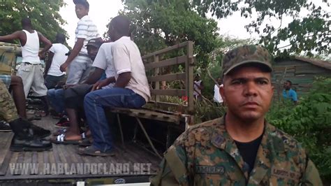 VillaSombrero Miembros del ejército en Mao apresan haitianos