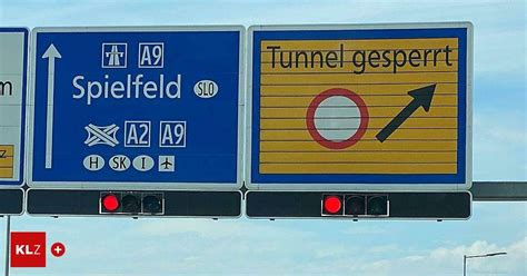 Stau Richtung Süden Plabutschtunnel war nach Unfall gesperrt