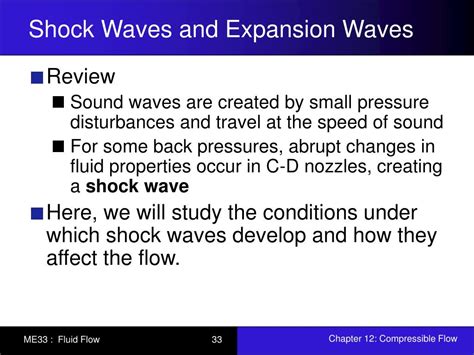 PPT Chapter 12 Compressible Flow PowerPoint Presentation Free