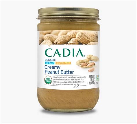 Bursting With Rich Nutty Flavor Our No Salt Creamy Cadia Peanut