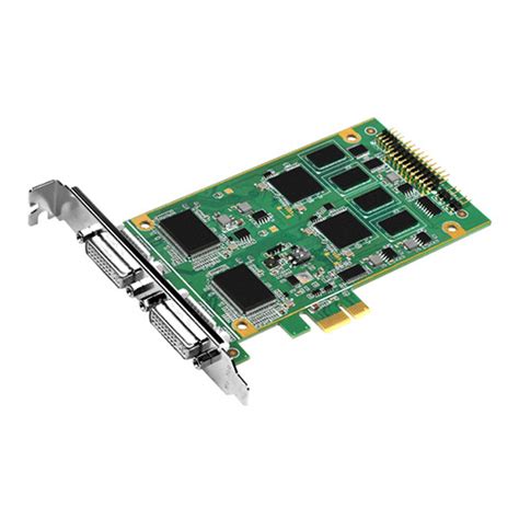 2 CHANNEL 1080P60 HDV PCIE CAPTURE CARD WITH HARDWARE COMPRESSION