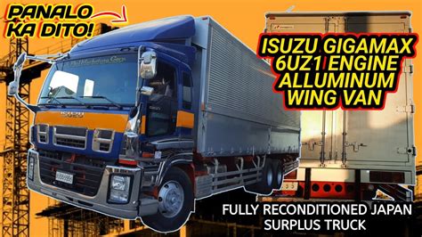 ISUZU GIGAMAX 10 WHEELER ALLUMINUM WING VAN 32FT FULLY RECONDITIONED