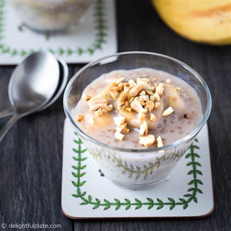 Vietnamese Banana Tapioca Pudding Che Chuoi Delightful Plate