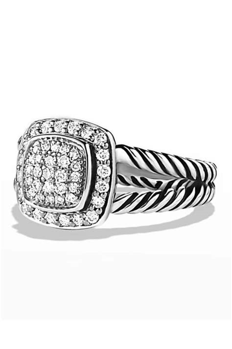 David Yurman Albion Ring With Gold Dome And Diamonds Neiman Marcus