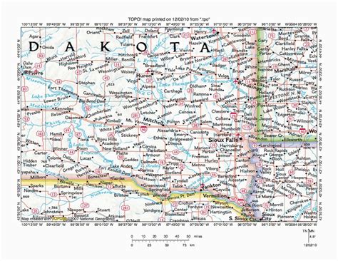 Minnesota south Dakota Border Map – secretmuseum