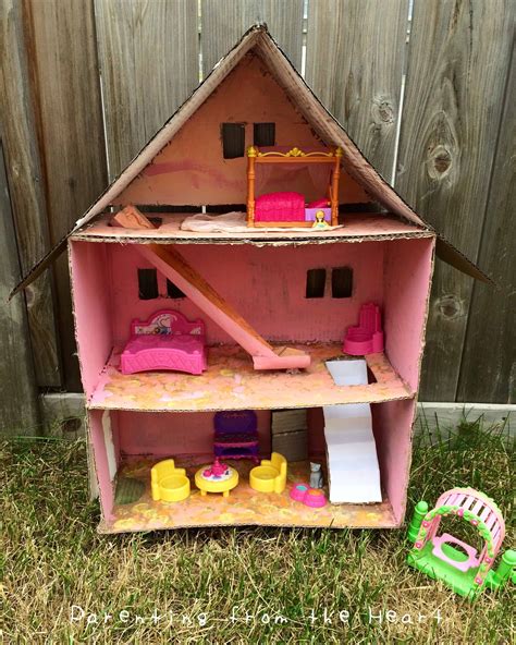 How To Make A Dollhouse With A Small Cardboard Box At Hayley Ironside Blog