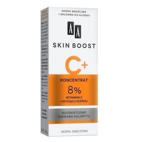 AA Skin Boost Koncentrat do skóry zmęczonej z witaminą C i wyciągiem