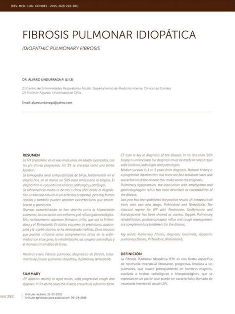 Fibrosis Pulmonar Idiop Tica Diana Alejandra Udocz