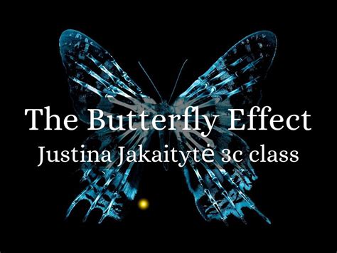 Butterfly Effect Theory