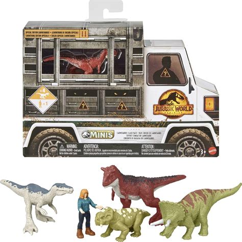 Jurassic World Minis Pack Carnotaurus Dinosaurios De Juguete Para