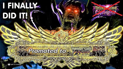 Tekken 7 Devil Jin First Time Tekken God Prime Rank End Of The Road