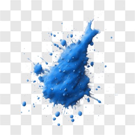 Descarga Salpicadura de pintura azul para fines artísticos y