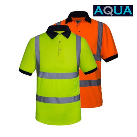 High Visibility Polo Shirt Ps009 Aqua Workstuff Uk Limited