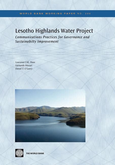 World Bank Working Papers Lesotho Highlands Water Project