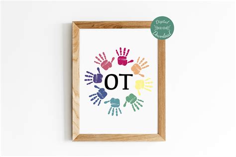 Occupational Therapy Printable Download Wall Art Poster For Etsy