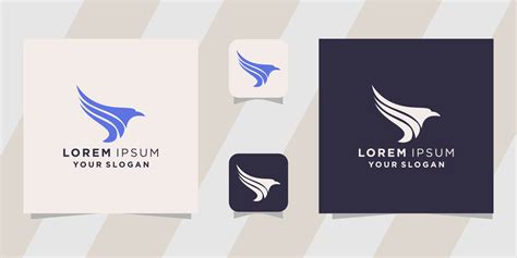 eagle logo design template 4804996 Vector Art at Vecteezy