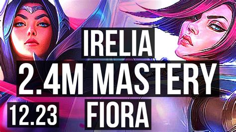 Irelia Vs Fiora Top 24m Mastery 1200 Games 6 Solo Kills Euw