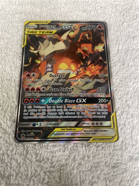 Mavin Full Art Reshiram Charizard Gx Ultra Rare Sm Black Star Promo