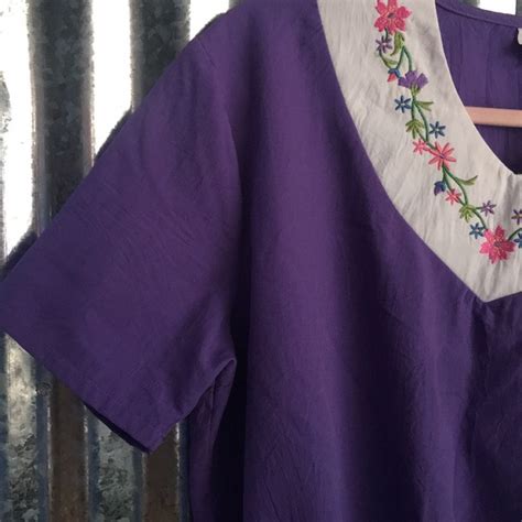 Bonworth Tops Vintage Bonworth Purple Floral Top Poshmark