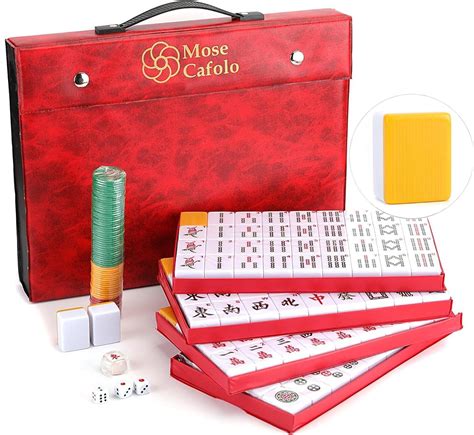 Amazon Mose Cafolo Juego De Mahjong Chino Profesional