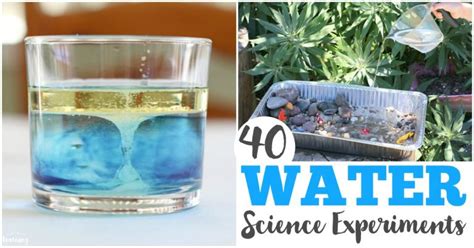 40 Simple Water Science Experiments for Kids - Look! We're Learning!