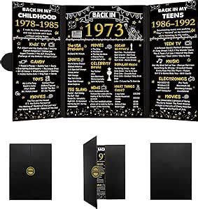 Amazon DARUNAXY Black Gold 51st Birthday Anniversary Decorations