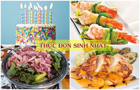 20 thực đơn tiệc sinh nhật tại nhà đãi khách thích mê Vinh Hạnh Food