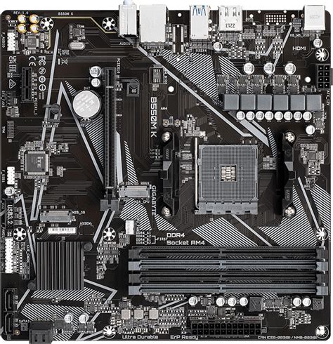 Gigabyte B550m K Am4 Amd B550 Micro Atx Motherboard Nexcom Computers