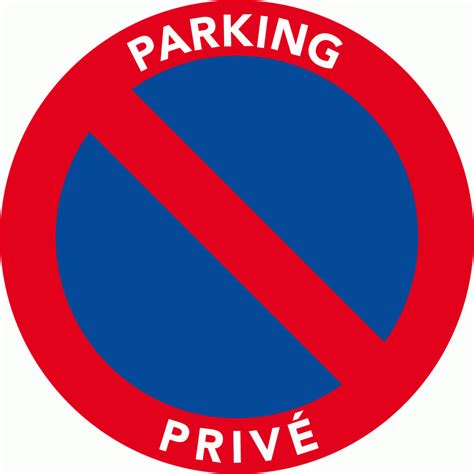 Stationnement Interdit Sur Parking Priv Stickers Dissuasifs