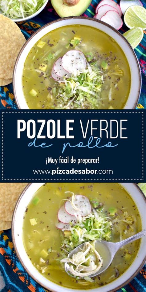 Receta de pozole verde de pollo muy fácil de preparar Receta