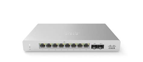 Meraki MS120 8FP 1G L2 Cloud Managed 8x GigE 124W PoE Switch Microtec