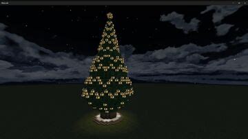 Christmastree Minecraft Maps with Downloadable Schematic