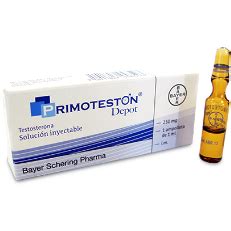 Primoteston Depot Testosterona Hipogonadismo Bayer Rx Ginecologia