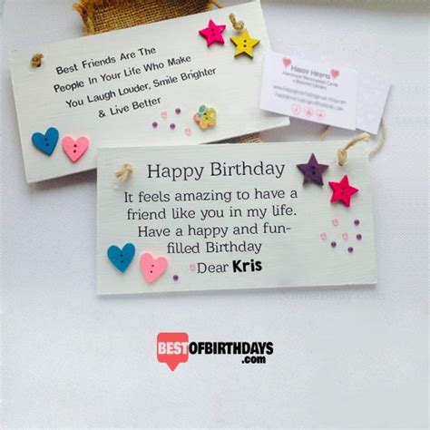 [ Kris ] Happy birthday Free online wishes Card - Best Of Birthday