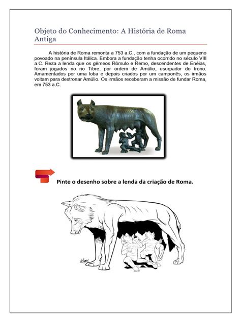 Atividades Adaptadas sobre Roma Antiga | PDF | Clássicos