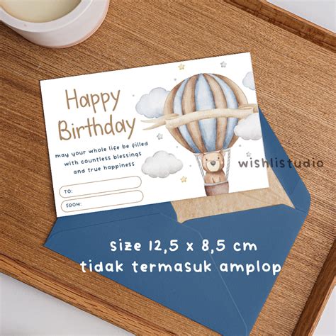 Jual Kartu Ucapan Ulang Tahun Happy Birthday Card Baby Greeting