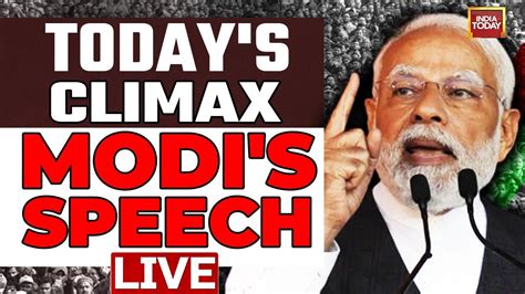 Pm Modi Live Speech In Lok Sabha Lok Sabha Live Pm Modi Speech On No Confidence Motion Live