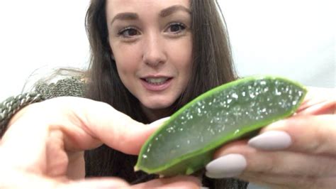 Asmr Aloe Vera Challenge Raw Unedited Youtube