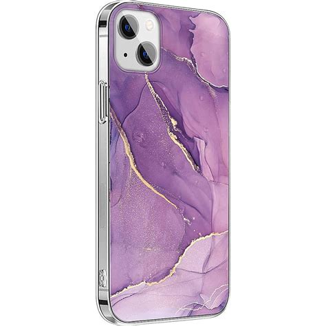 SaharaCase Marble Series Case for Apple iPhone 13 mini Purple/Gold ...