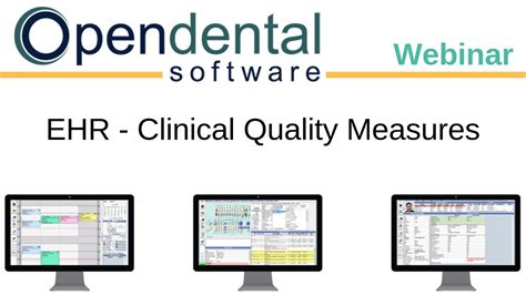 Open Dental Webinar EHR Clinical Quality Measures YouTube