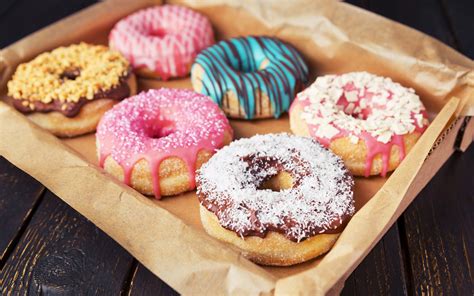 Fondos De Pantalla Donuts Coloridos Comida Deliciosa X Uhd K